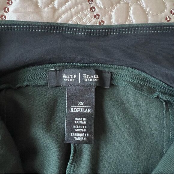 White House Black Market Instantly Slimming Ponte Knit Legging in Green Size XS - Picture 8 of 9
